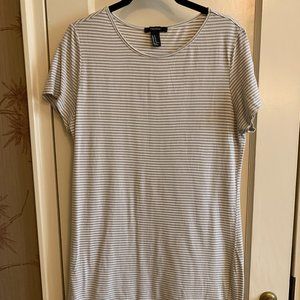 Forever 21 Stripe T Shirt Dress, Size M